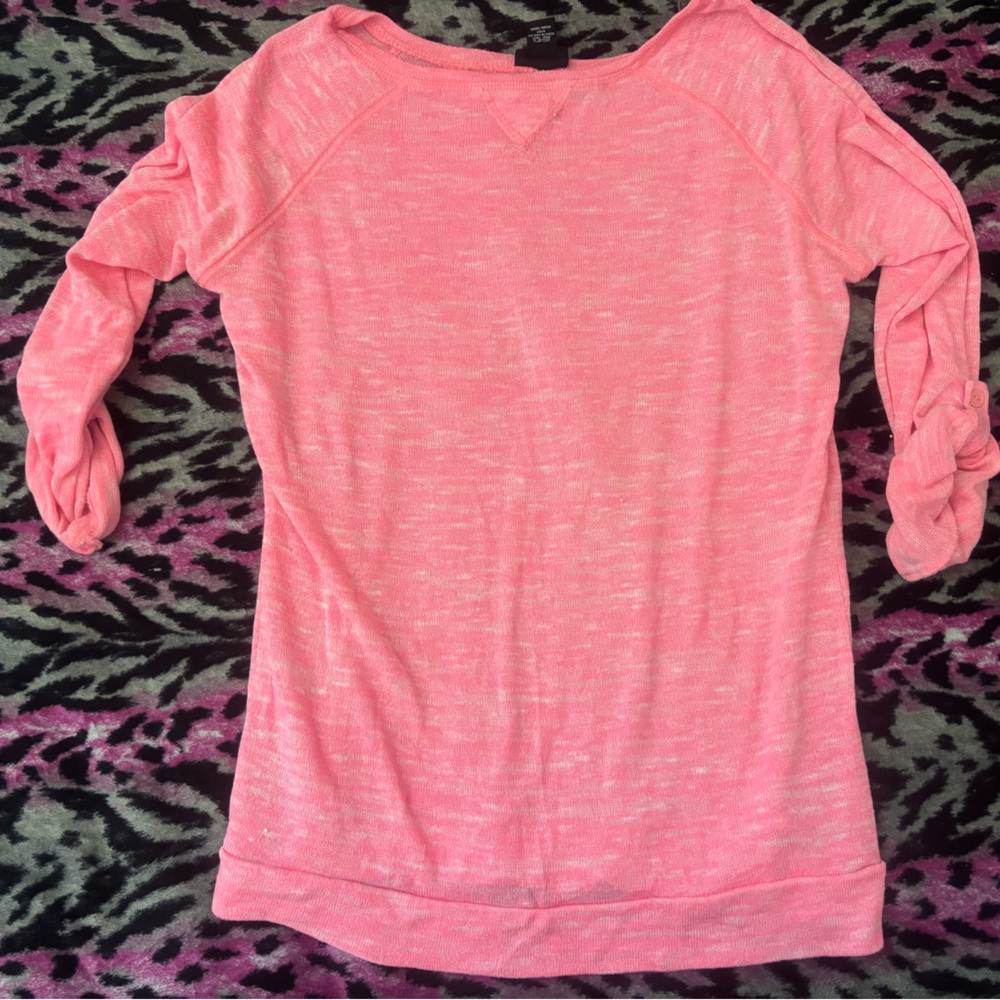 Rue21 Vibrant Pink Knit Top